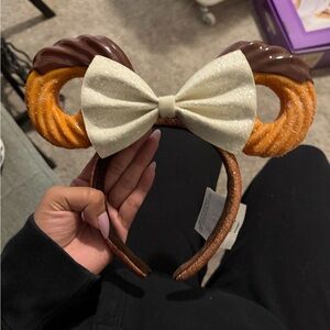Chocolate Donut Ears Headband